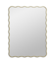 Зеркало в золотой волнистой раме Fancy Gold (Фэнси) Smal 60*80 см
