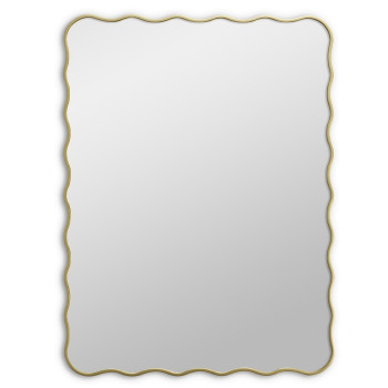 Зеркало в золотой волнистой раме Fancy Gold (Фэнси) Smal 60*80 см