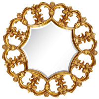 Круглое зеркало в раме Florian Gold