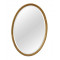 Овальное зеркало в золотой раме Globo Gold