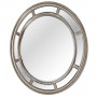 Большое круглое зеркало Prestige Silver 