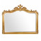 Зеркало в резной золотой раме Solerno Gold