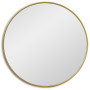 Круглое зеркало в тонкой золотой раме Ala M Gold (Ала) Smal Ø70 см