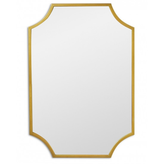 Зеркало восьмиугольное в золотой раме Lyra Gold (Лира) Svart 65*95 см
