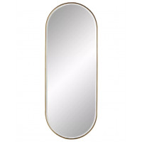 Овальное зеркало-капсула в полный рост в золотой раме Kapsel XL Gold (Капсел) 