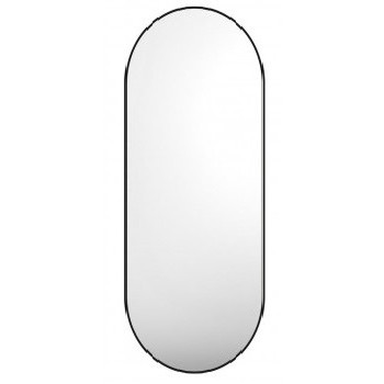 Овальное зеркало-капсула в полный рост в чёрной раме Kapsel XL Black(Капсел) 