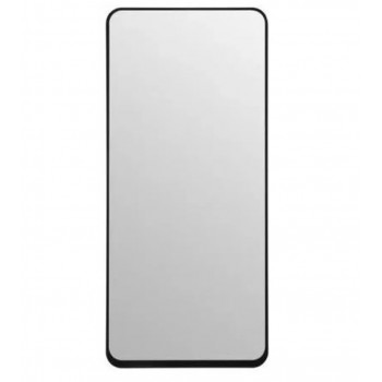 Зеркало в полный рост с закруглёнными углами в чёрной раме Smart XL Black (Смарт) Smal 60*160 см