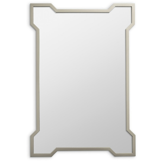 Зеркало в серебряной раме Zar Silver (Зар) Svart 70*102 см