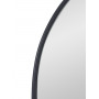Овальное зеркало-капсула в полный рост в чёрной раме Kapsel XL Black(Капсел) 