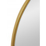 Круглое зеркало в тонкой золотой раме Ala S Gold (Ала) Smal Ø55 см
