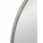 Круглое зеркало в тонкой серебряной раме Ala S Silver (Ала) Smal Ø55 см