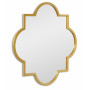 Зеркало в золотой фигурной раме Clover Gold (Кловер) Svart 70*70 см