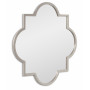 Зеркало в серебряной фигурной раме Clover Silver (Кловер) Svart 70*70 см