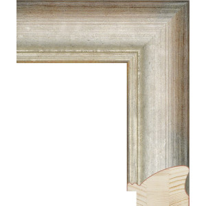 RS031.0.236 Деревянный багет серебряный