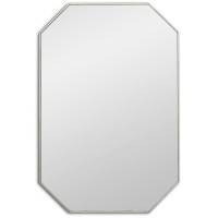 Восьмиугольное зеркало в серебряной раме Stilig M Silver (Стилиг) Smal 65*97 см