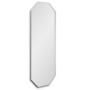 Восьмиугольное зеркало в тонкой серебряной раме Stilig L Silver (Стилиг) Smal 50*120 см