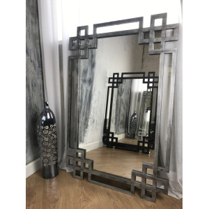 Зеркало в серебряной раме Silver Rotonda