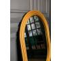 Овальное зеркало в золотой раме Roma