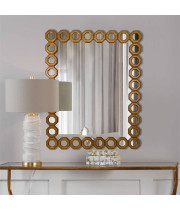 Зеркало в золотой раме Lambrusco