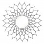 Круглое зеркало в серебряной декоративной раме Mast Silver