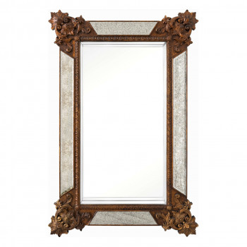 Зеркало большое напольное и настенное в полный рост в декоративной раме Abrossio
