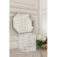 Зеркало восьмиугольное в зеркальной раме Feranza