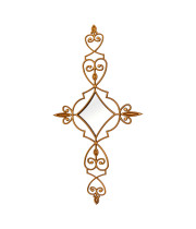 Зеркало в белой декоративной раме Lissman Gold