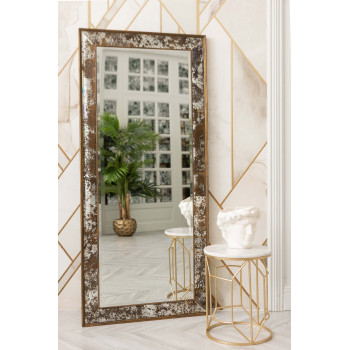 Зеркало большое напольное и настенное Palermo Состаренное Золото