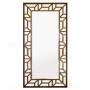 Зеркало большое напольное и настенное в полный рост с фацетом Viscera Состаренное Золото