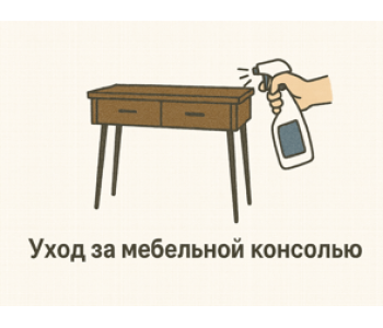 Как ухаживать за мебельной консолью: простые правила для длительной службы