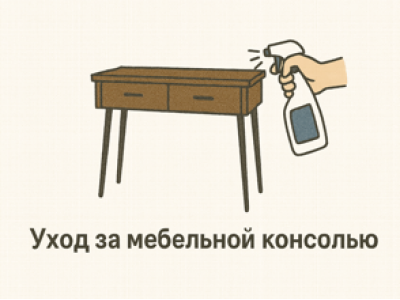 Как ухаживать за мебельной консолью: простые правила для длительной службы