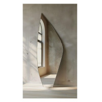 Напольное и настенное большое зеркало неправильной формы в полный рост E062