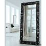 Большое настенное и напольное зеркало в полный рост «Милан» Черное