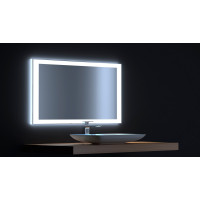 Зеркало с сенсорной LED подсветкой Сити 100х75
