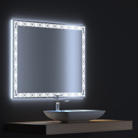 Зеркало с LED подсветкой Тренд 70х75