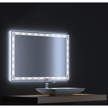 Зеркало с LED подсветкой Тренд 140х75