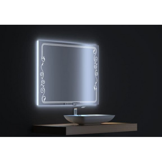 Зеркало с LED подсветкой Венето 100х75