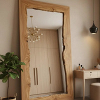 Напольное зеркало в полный рост в раме из массива дерева MS006