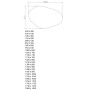 Зеркало с подсветкой неправильной асимметричной формы ASM001