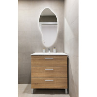 Нестандартное зеркало с задней LED подсветкой Астор