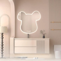 Зеркало с тыльной декоративной подсветкой в форме собачки Декор 18