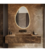 Зеркало Капля с задней фоновой подсветкой DL003