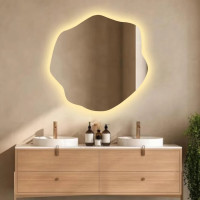 Зеркало необычной формы с задней фоновой подсветкой DL006