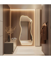 Зеркало большое настенное и напольное в полный рост с тыльной подсветкой E016