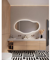 Зеркало неправильной формы с тыльной подсветкой E029