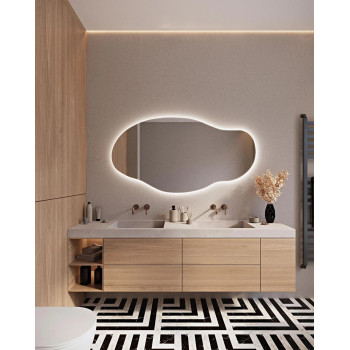 Зеркало неправильной формы с тыльной подсветкой E029