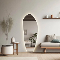 Зеркало неправильной формы в полный рост с эмбилайт подсветкой E034