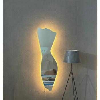 Зеркало с подсветкой в полный рост в форме женщины E041