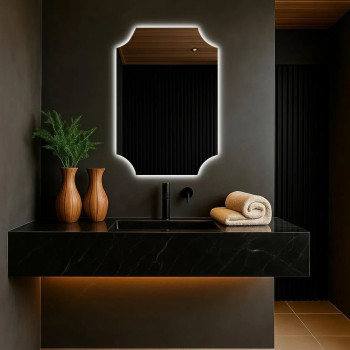 Зеркало с фоновой интерьерной подсветкой E052