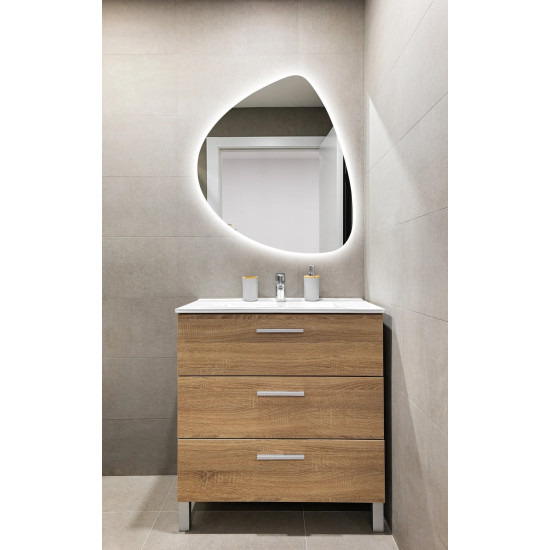 Зеркало-капля с задней светодиодной подсветкой E053